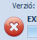Ha az ábra piros körben lévő fehér X-et mutat, az sikertelen, vagy megszakított lefutást jelez.
